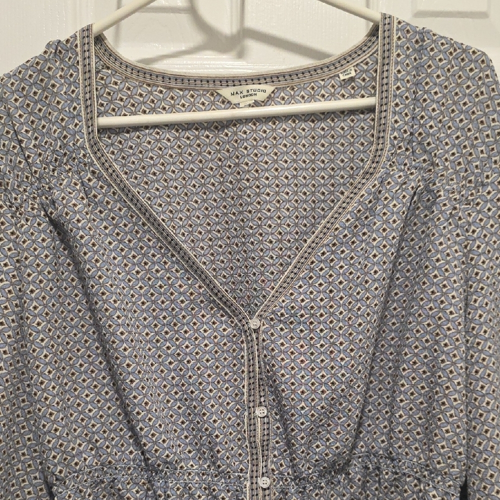 Max Studio, Sweatheart Peplum Blouse - Picture 6 of 15